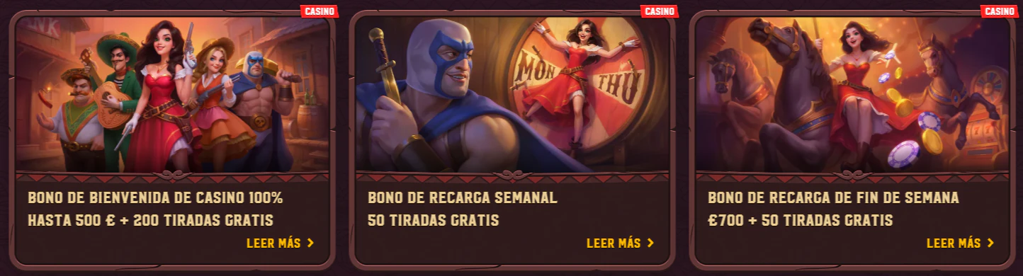 Bonificaciones iniciales de 5 Gringos Casino para nuevos usuarios de casino y apuestas deportivas